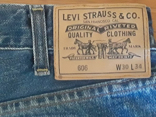 LEVI LVC 606 VINTAGE 1969 BIG E 