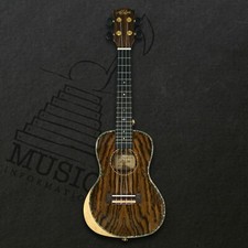 24" 4 Strings Hawaiian conce acoustic Ukulele, Gloss Polish Butterfly wood Body