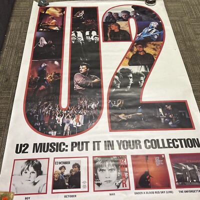 U2 Music: Put it in Your Collection Discography 80s Original Promo