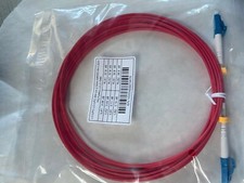 Fiber Optics Patch Cord Jumper SM SingleMode LSZH Duplex 2mm Red LCLC 4M