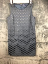 Gap Navy Polka Dot Dress Size Small Classic A-Line Pencil Skirt Fit