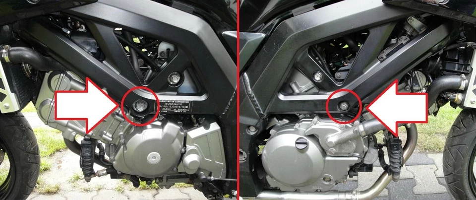 SUZUKI SV 650 1000 2003 - - PROTECTORES DE CHOQUE BOBINAS ALMOHADILLAS CONTRA CAÍDAS Foto 4 de 4