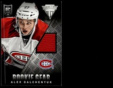 2013-14 PANINI ROOKIE TITANIUM JERSEY Alex Galchenyuk Auto #RG-AG