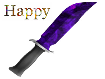 NETHER KNIFE  FAST DELIVERY!!  MM2 MURDER MYSTERY 2 R0BLX RARE