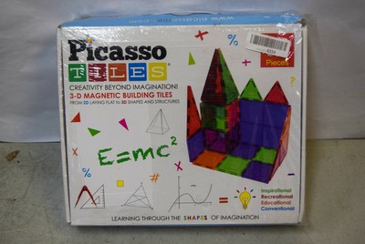 picassotiles 60 piece 3d magnetic building blocks set