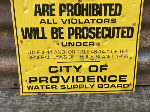 Privatgrundstück Schild Metall Kein Betreten Verbotene Vorsehung Wasser 12x18 - Bild 4 von 5