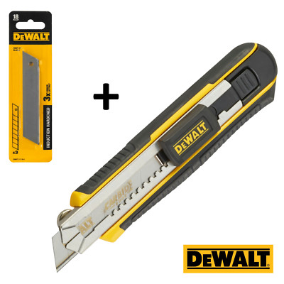 DEWALT SET Magazincutter m. Abbrechklinge DWHT0-10249 + 3x Ersatzklinge 18mm 