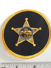 Ohio Sheriff Patch Round Star OH County Law Enforcement deputy