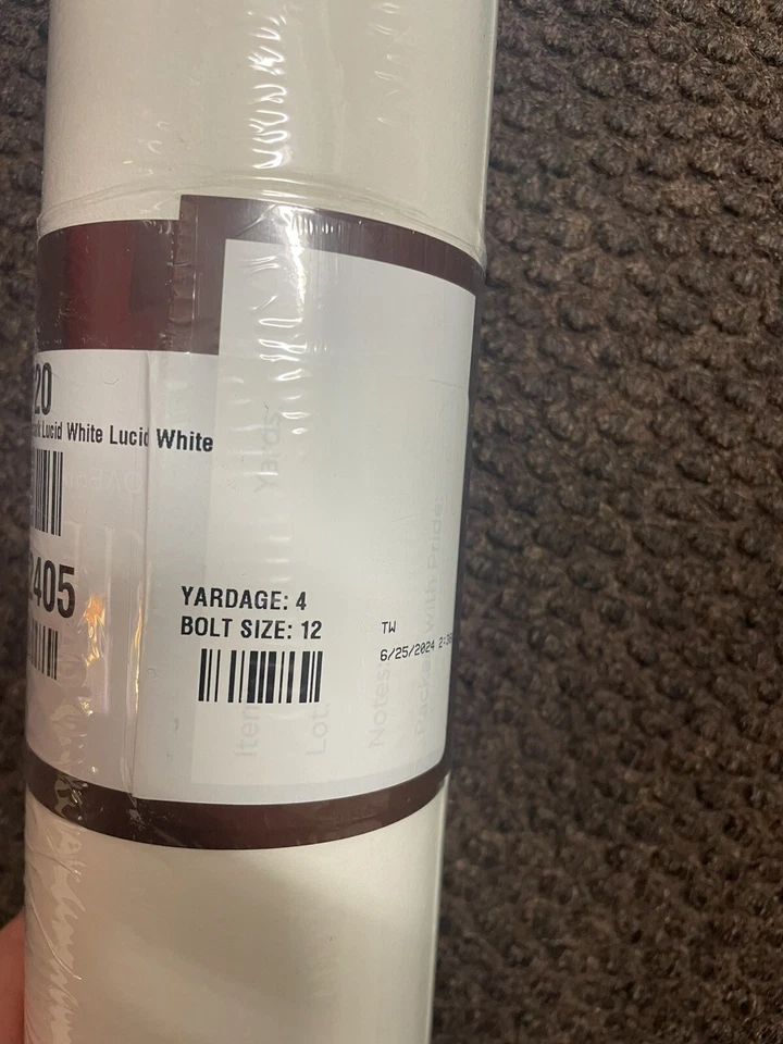 Papel pintado de lujo Phillip Jeffries 4720 marca de agua blanco lúcido 4 yardas Foto 3 de 4