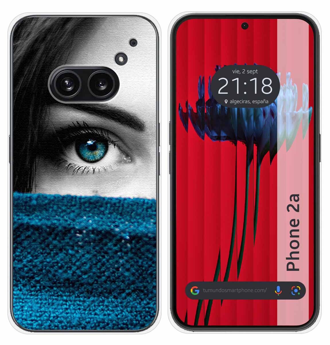 Cover Silicone per Nothing Phone 2a 5G Disegno Occhio Disegni