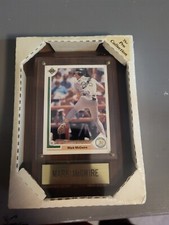 Mark McGqire Baseball Card Wood Frame Display