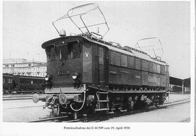 AK · Elektro-Lok E 44 509 - DRG - Hbf. München - 1938