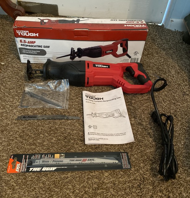 Hyper Tough 3328 Corded 6.5 Amp Reciprocating Saw eBay