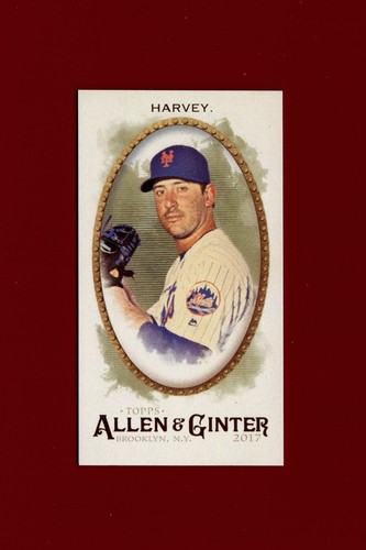 2017 Topps Allen & Ginter Mini NNO #251 Matt Harvey 'METS' Print/50 - Picture 2 of 2