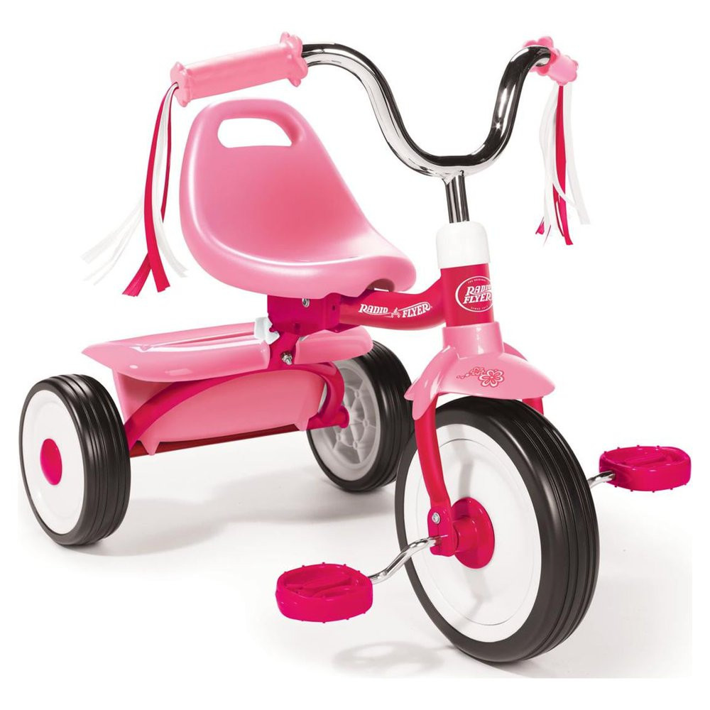 Toddler Tricycle Kids Bike Foldable Ride On Trike Gift for 2 3 Year Old Boy Girl