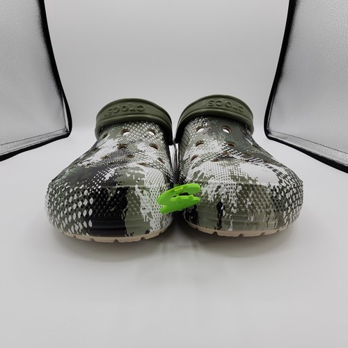 Crocs Baya Seasonal Printed Clog Mens 9 / Womens 11 Cobblestone Camo NEW w/ Tag - Picture 6 of 14