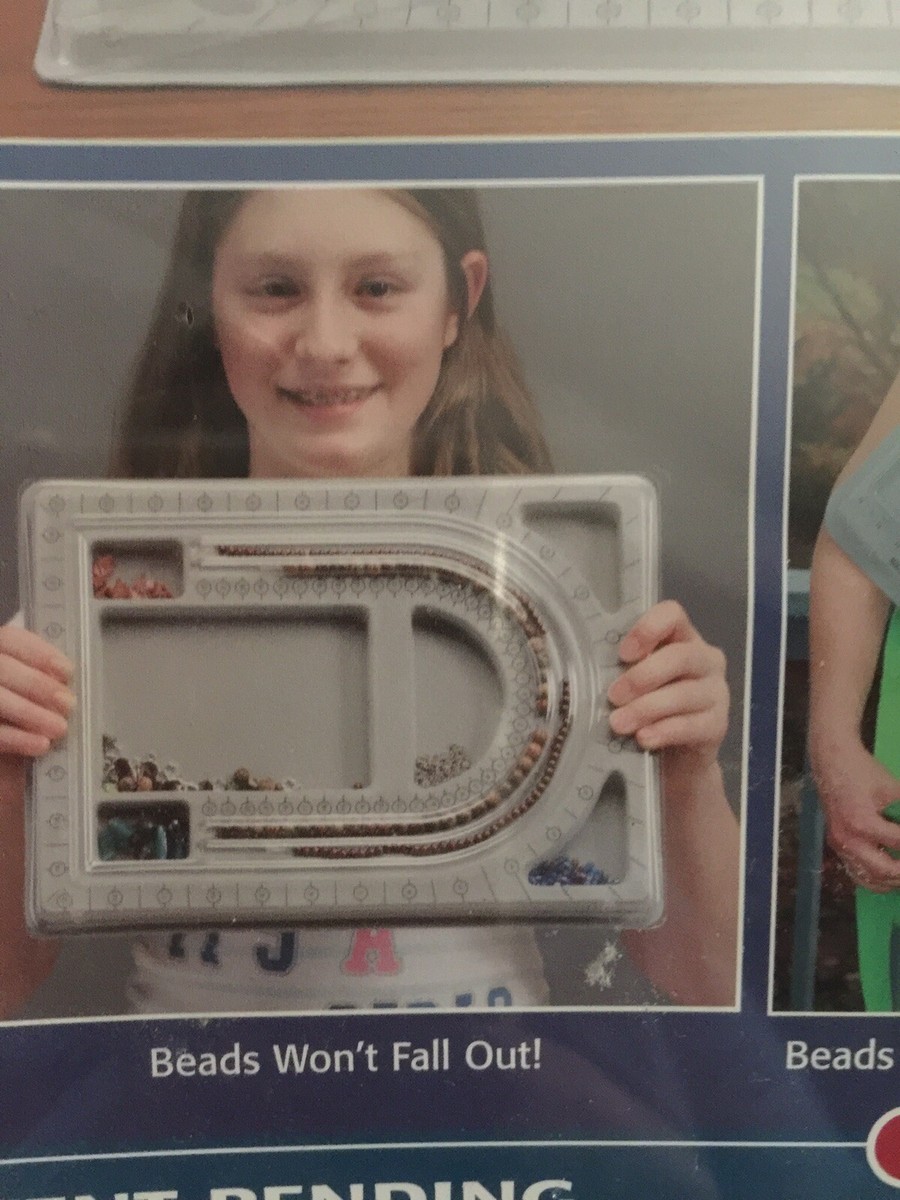 ❤️Bead Buddy Design To Go Junior Bead Board Clear Snug Fit Cover Compact NIP