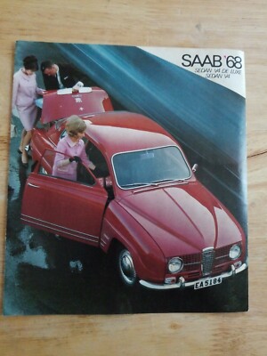 1968 Saab Sedan V4 De Luxe Sedan V4 car brochure
