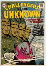 CHALLENGERS OF THE UNKNOWN #10 5.5 // DC COMICS 1959