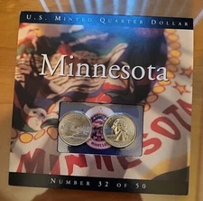 2005 P D Minnesota State Quarters set - Coins of America 