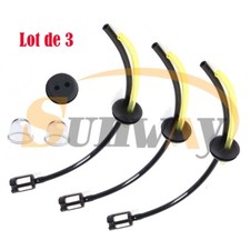 3x Durites tuyau d'alimentation Essence Débroussailleuse avec joint et Filtre