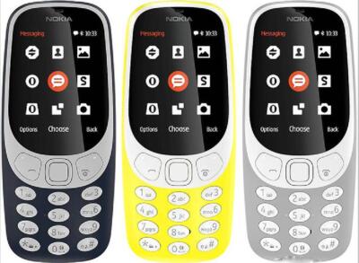 Original Nokia 3310 (2017)  Dual SIM 2G GSM 900 / 1800 2.4'' 2.0MP Mobile Phone