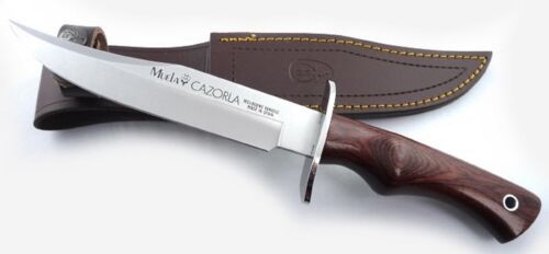 Muela Knife Cazorla Bowie with Sheath Leather Case Hunting New - Afbeelding 1 van 8