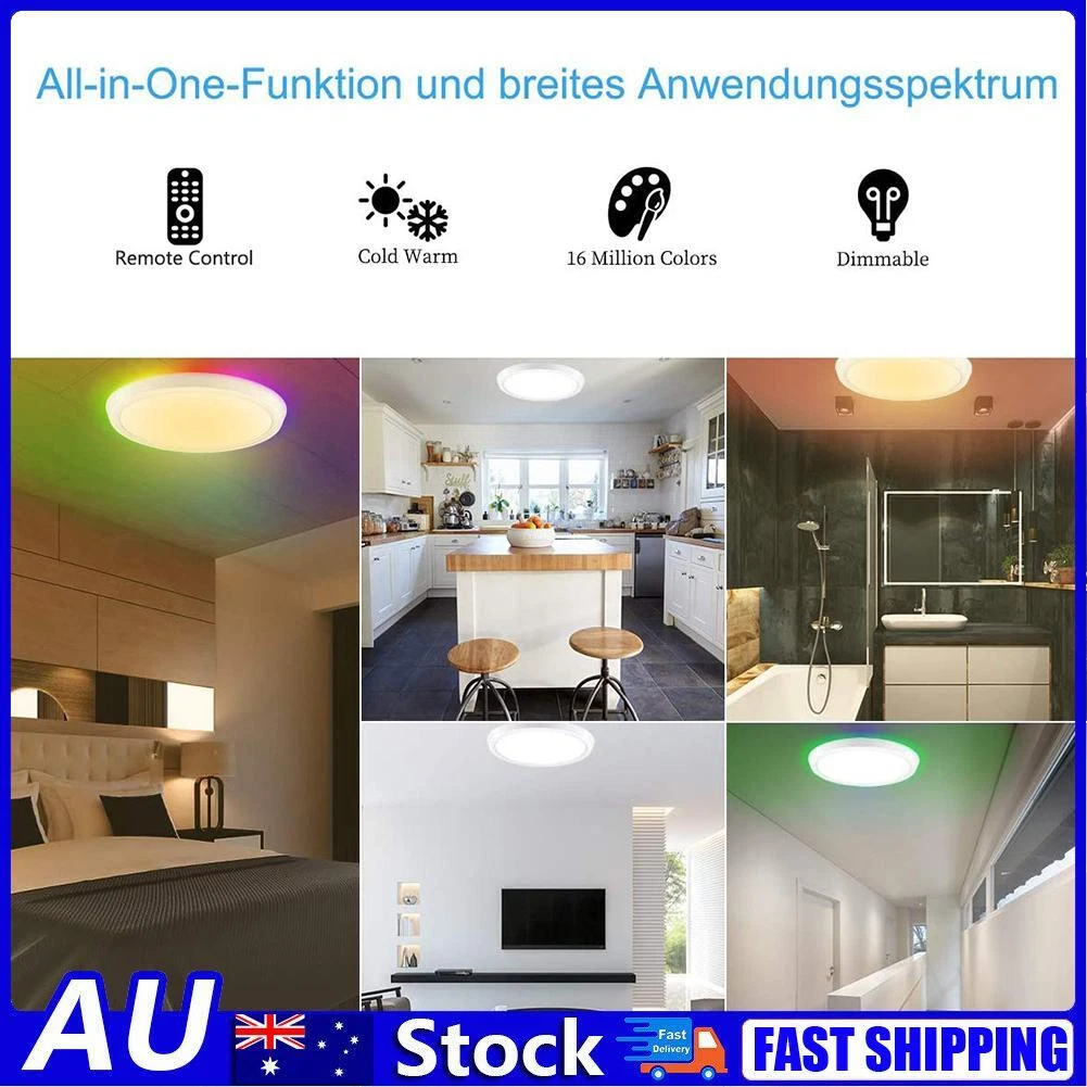 Modern Embedded Ceiling Lights PC Led Panel Light Dimming Toning