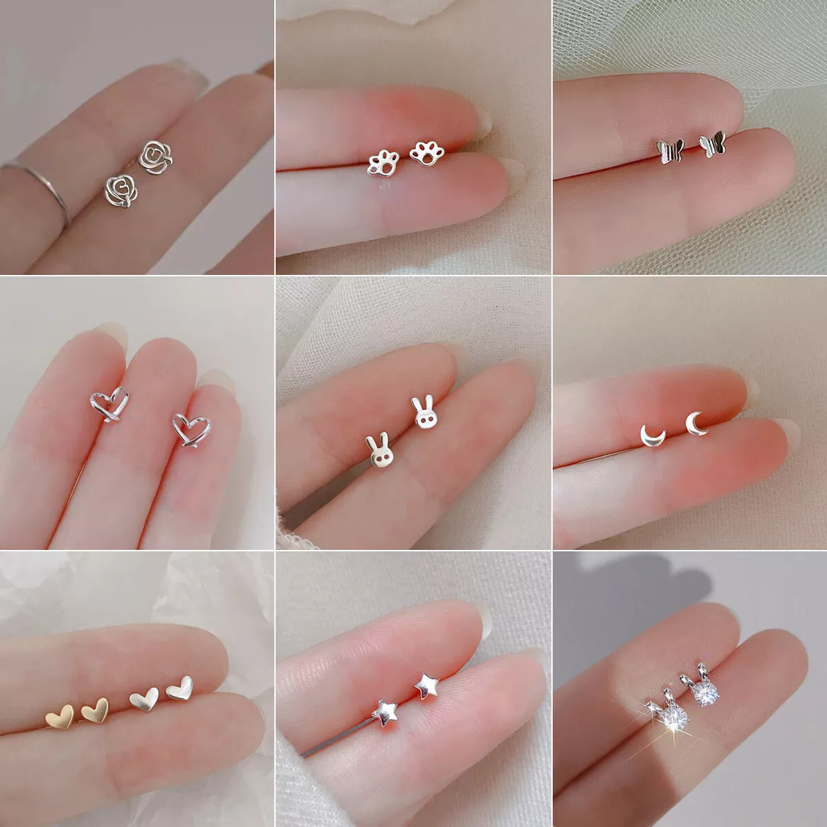 Cute tiny earrings online