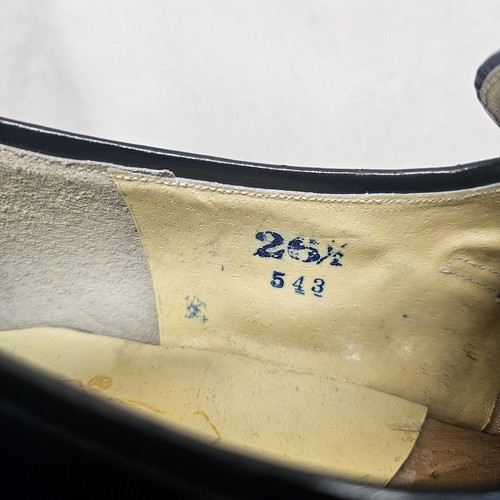 Japanese Mens Loafers Size 9.5 Black - Picture 3 of 13