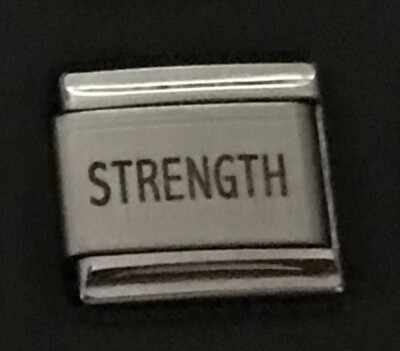 Strength WHOLESALE LASER ITALIAN CHARM Link 9MM L1