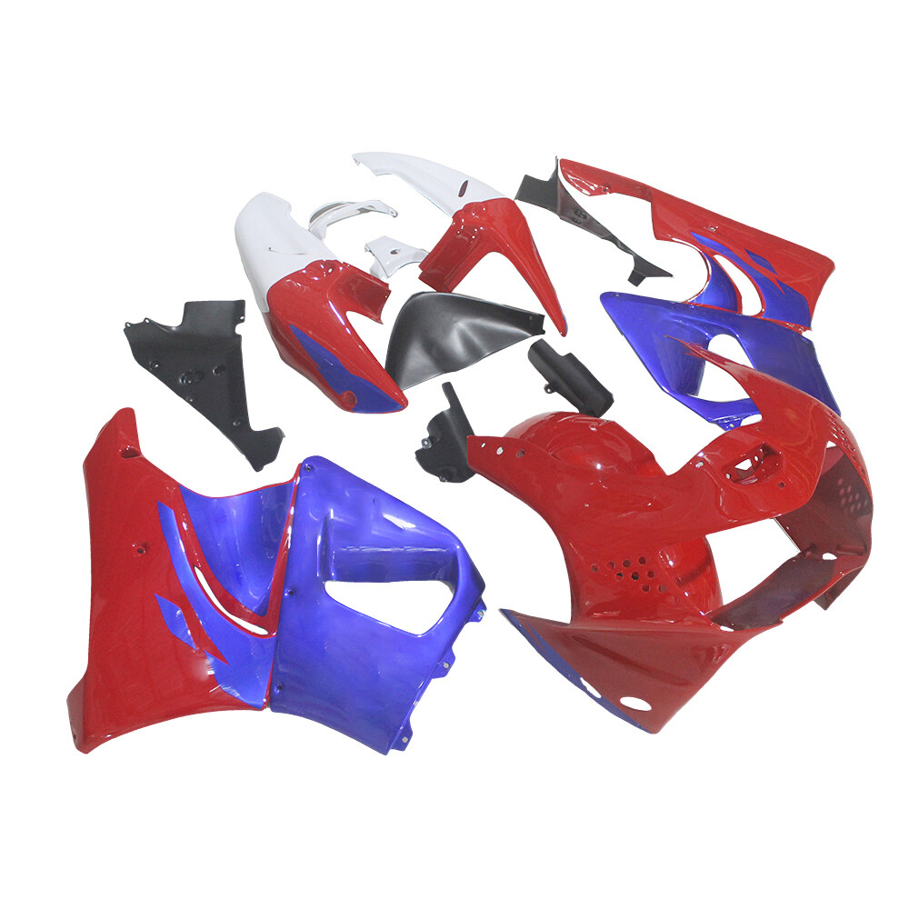 Red Blue Fairing Kit for 1998 1999 Honda CBR900RR 919 98 99 Injection Bodywork