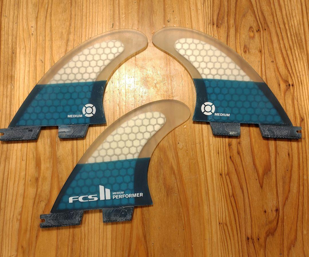 FCS II Performer M Tri Fin Set - Used Condition, Minor FCS II Performer M Tri Fin Set - Used Condition, Minor