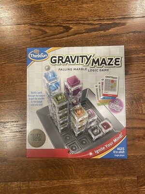 ThinkFun Gravity Maze Marble Run Logic Game STEM Toy for Boys Girls Age 8+ NEW