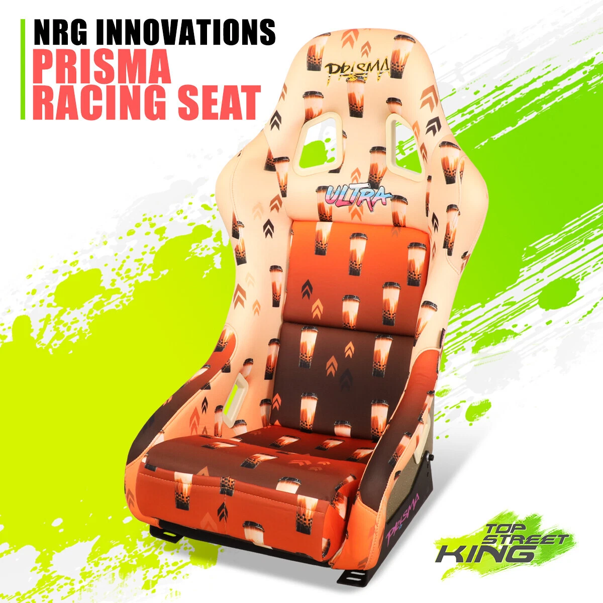 NRG Performance Gold Paint Brown Sugar Boba Prisma Fixed Back