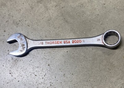 Thorsen 2020 Combination Wrench 5/8'' 12 point Made in USA