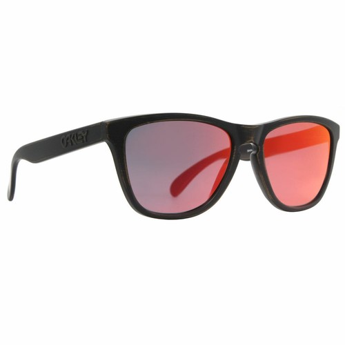 New RARE Oakley Sunglasses Fall Out Frogskins Brown Decay/Ruby Iridium 24-414 - Picture 2 of 9