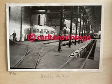 Aachen Straßenbahn Depot 1973 I historisches Straßenbahn Foto