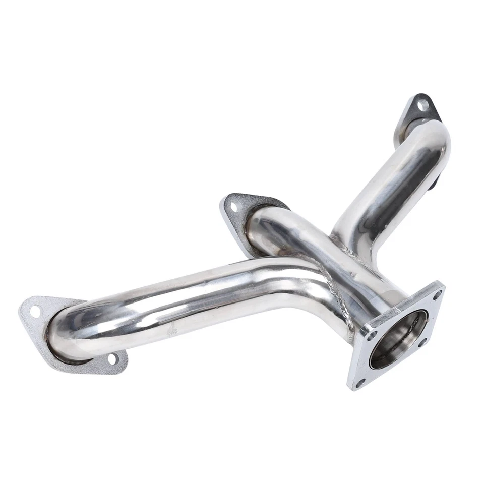 for 1932-1953 Ford Flathead V8 Car Pickup Truck Shorty Stainless Manifold Header Foto 2 de 4