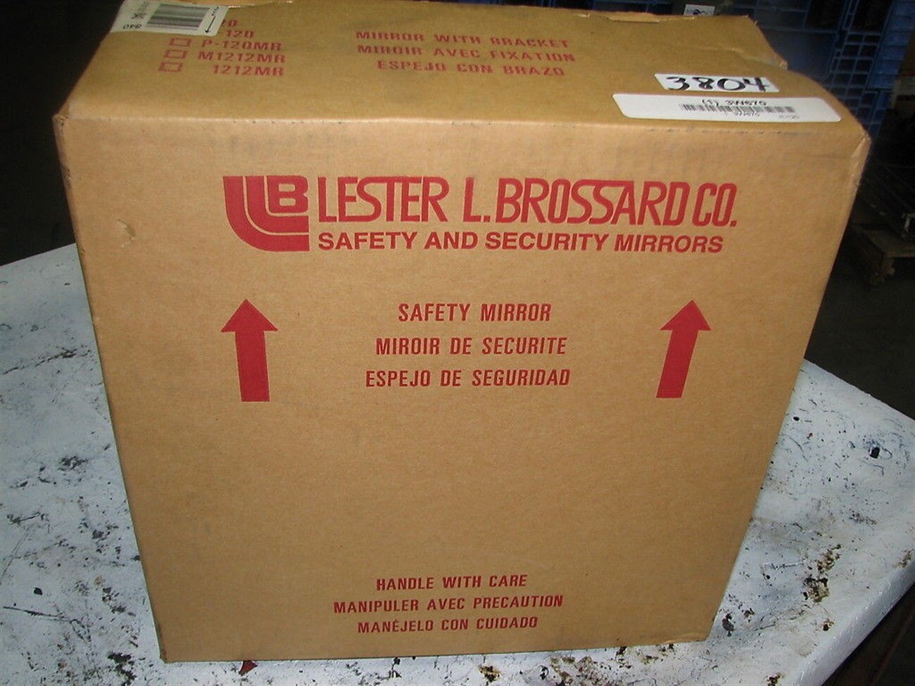 Lester L. Brossard Co. Safety Mirror 3W670 New eBay
