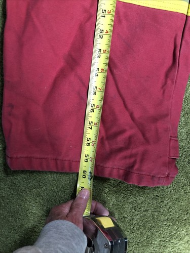 Actionwest HALLIBURTON FR Tuta Antifiamma TG US44 Rosso USA Riflettente - Foto 7 di 11