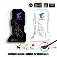 4090 GPU Holder Jack Support 40 Series VGA Bracket RGB Flow MSI AORUS ROG TUF US