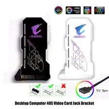 4090 GPU Holder Jack Support 40 Series VGA Bracket RGB Flow MSI AORUS ROG TUF US