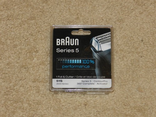 Braun Series 5 51S Foil & Cutter Replacement ContourPro 360 Complete Activator