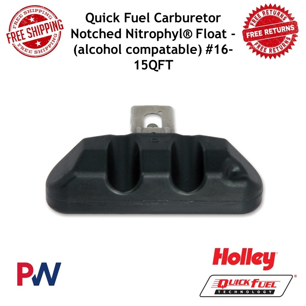 Quick Fuel Technology Carburetor Float Nitrophyl Float - Road Race Notched 16-15QFT Quick Fuel Technology Carburetor Float Nitrophyl Float - Road Race Notched 16-15QFT