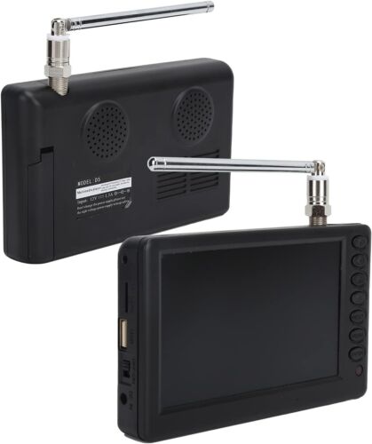 ATSC HD Mini TV - 5 Inch Rechargeable TV with USB Support & Remote Control - Picture 10 of 11