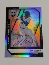 Jay Allen 2021 Panini Elite Extra Edition Auto Prime Numbers B Signatures /75