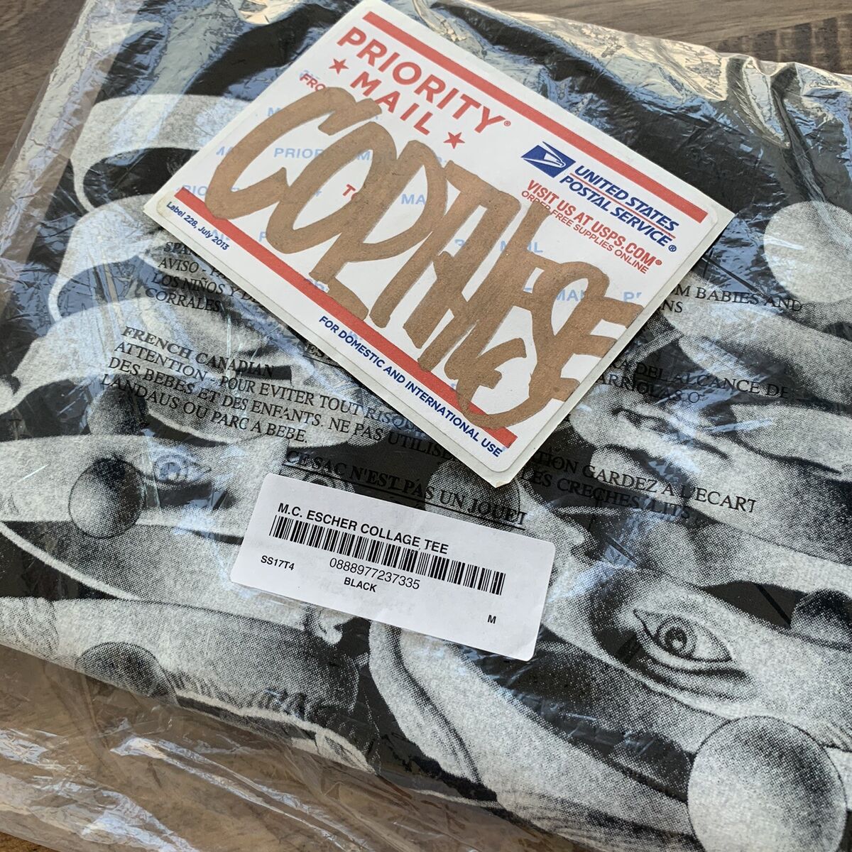 Supreme MC Escher Collage Shirt SS17 Box Logo Tee Supreme MC Escher Collage Shirt SS17 Box Logo Tee