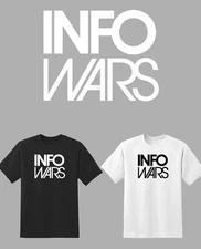 Info Wars Alex Jones Main logo shirt S-6XL Tracking!!