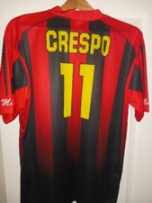 Vintage 90's AC Milan Soccer Jersey Crespo #11 Mens XL Xlarge Made In Italy 